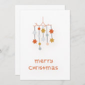 Happy Merry Christmas  招待状 (正面/裏面)