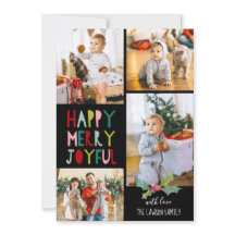 Happy Merry Joyful | クリスマスフォトコラージュ