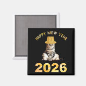 Happy Mew Year 2026 マグネット (正面/裏面)