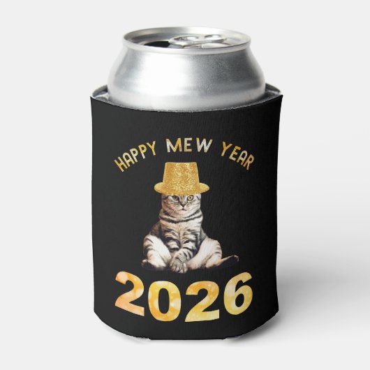 Happy Mew Year 2026 缶クーラー (缶正面)