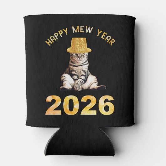 Happy Mew Year 2026 缶クーラー (裏面)