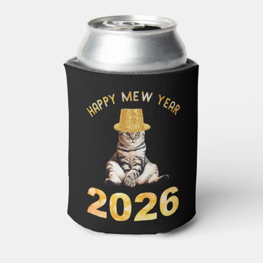 Happy Mew Year 2026 缶クーラー (缶裏面)