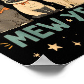 Happy Mew Year Cat Party  ポスター (角)