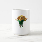 Happy Mexico Taco Soccer Mascot Celebration World コーヒーマグカップ (中央)
