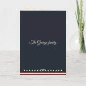 Happy Military Family Card – Personalized Gift カード (裏面)