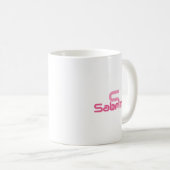 Happy Mind Happy Life Cute Mug コーヒーマグカップ (正面右)