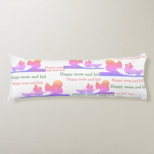 Happy Mom and Kid ボディピロー (正面)