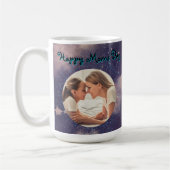 Happy Moms Dayグリッター写真Mug Mothers Day Gift コーヒーマグカップ (左)
