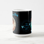 Happy Moms Dayグリッター写真Mug Mothers Day Gift コーヒーマグカップ (中央)