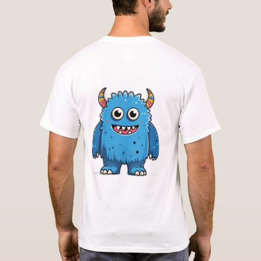 Happy Monster Tシャツ (裏面)