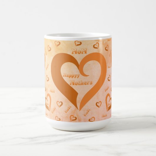 happy morthers mugs コーヒーマグカップ (中央)