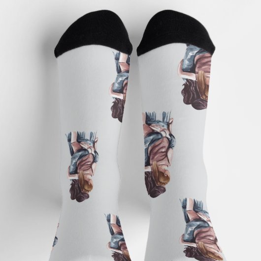 Happy Mother Day  ソックス (上部)