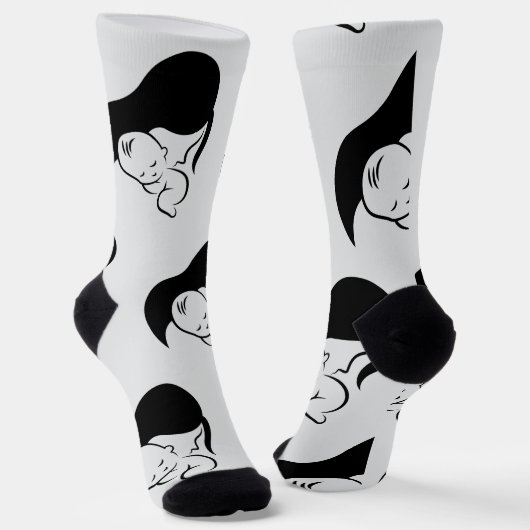 Happy Mother Day  ソックス (傾斜あり)