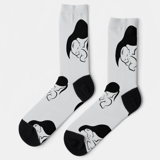 Happy Mother Day  ソックス (左)