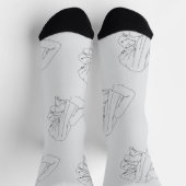 Happy Mother Day  ソックス (上部)