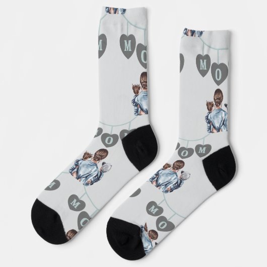 Happy Mother Day  ソックス (左)