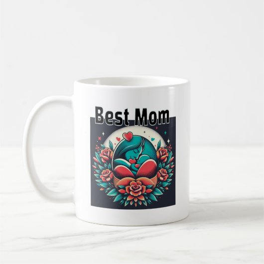 Happy Mother Day, Feliz día de la Madre, Madres,Tw コーヒーマグカップ (左)