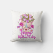 Happy Mother day Flower bouquet クッション (正面)