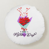 HAPPY MOTHER DAY GIFT ラウンドクッション (裏面)