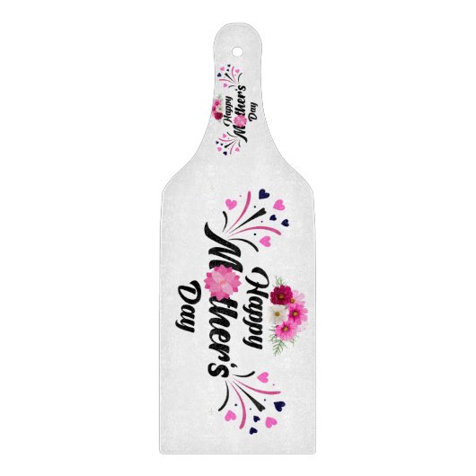 Happy Mother Day Modern Design カッティングボード (正面)