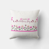 Happy Mother day multi Colour Design クッション (裏面)