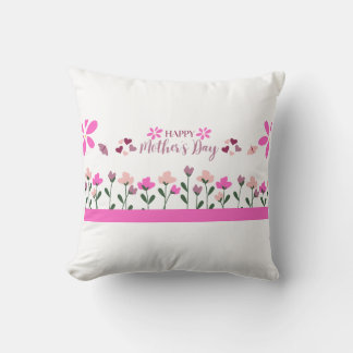 Happy Mother day multi Colour Design Throw Pillow クッション