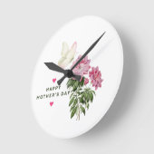 HAPPY MOTHER DAY SPECIAL GIFT ラウンド壁時計 (傾斜)