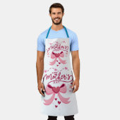 HAPPY MOTHER DAY TRENDY DESIGN  エプロン (着用した状態)