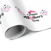 Happy Mother day unique modern design for gift ラッピングペーパー (ロールコーナー)