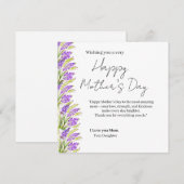 Happy Mother’s Day Card (正面/裏面)