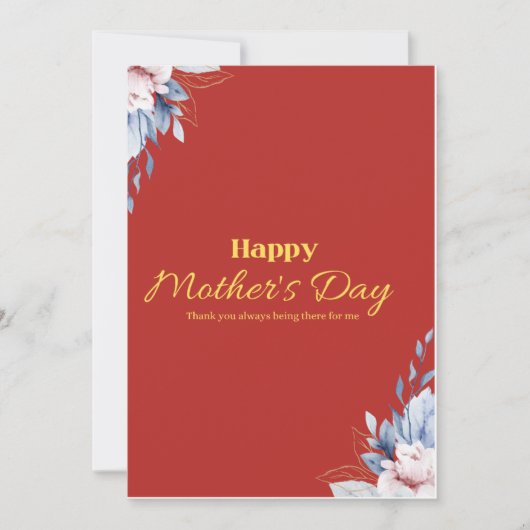 “Happy Mother’s Day Card for Mom | Cute & Elegant  (正面)
