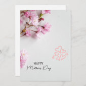 Happy Mother’s Day Card, Simple Mother's Day Card シーズンカード (正面/裏面)