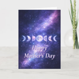 Happy Mother’s Day Celestial Moon Phases Card カード