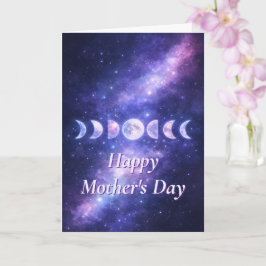 Happy Mother’s Day Celestial Moon Phases Card カード