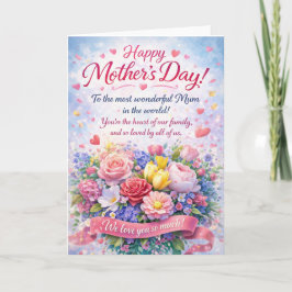 Happy Mother’s Day Floral Card カード