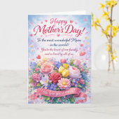 Happy Mother’s Day Floral Card カード (黄色い花)