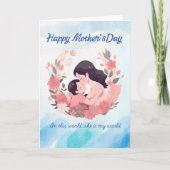 Happy Mother’s Day Floral Card カード (正面)