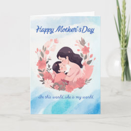 Happy Mother’s Day Floral Card カード