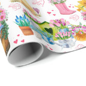Happy Mother’s Day Floral Spring Pattern ラッピングペーパー (ロールコーナー)