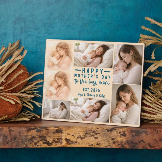 Happy Mother’s Day | Personalized Photo フォトプラーク (側面)