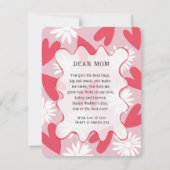 Happy Mother’s Day Pink & Red Photo   (裏面)