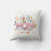 Happy Mother’s Day Throw Pillow | Cute Gift クッション (裏面)