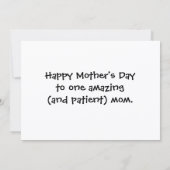 Happy Mother’s Day to one amazing (and patient) mo シーズンカード (裏面)