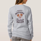 Happy Mothersの果てしないスマイル- Happy Mother's Day Tシャツ (裏面)