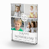 Happy Mother's Dayおばあちゃんの写真コラージュ フォトブロック (右)