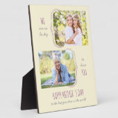 Happy Mothers Dayおばあちゃんカーリーブラケット2写真 フォトプラーク (側面)