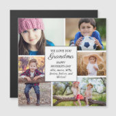 Happy Mother's Dayおばあちゃん5子の家族写真 (正面/裏面)