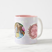 Happy Mother's Dayの写エレガント真 ツートーンマグカップ (正面右)