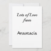 Happy Mother's Dayの写パーソナライズされた真 サンキューカード (裏面)