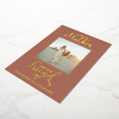 Happy Mother's Dayの写真エレガント 箔シーズンカード (回転した状態)